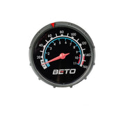 Beto 11/160 LG Floor Pump Dual Valve Head 160psi Black