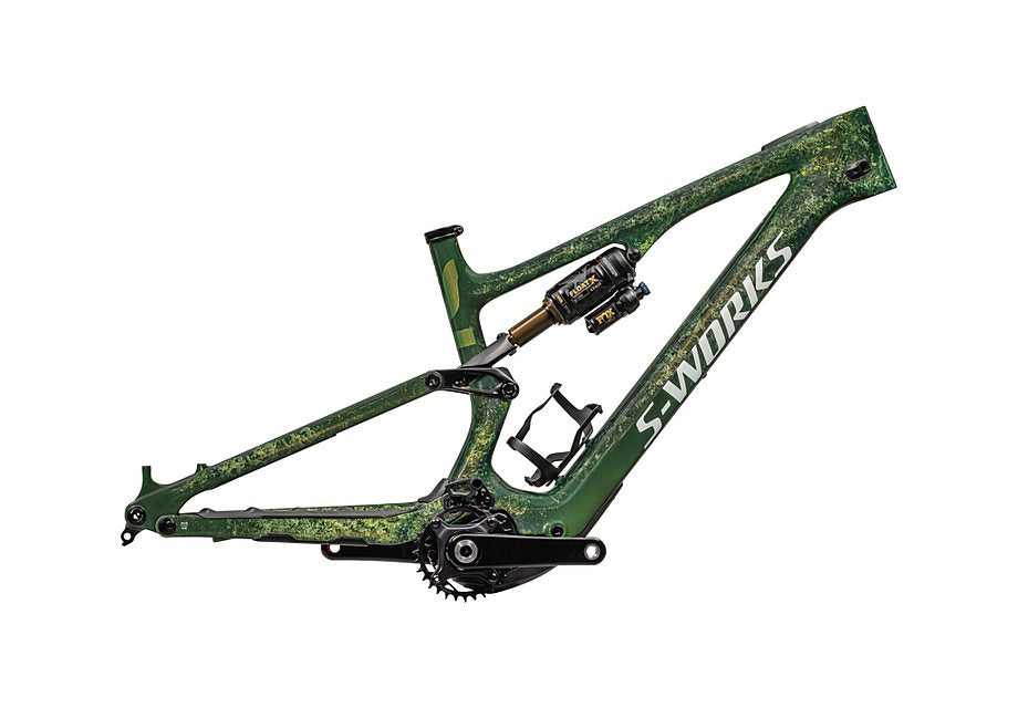 Specialized Levo Sl S-Works Carbon Frmset Ul Team Yellow Tint / Pearl Impasto / Dark Moss Green / Metallic White Silver S2