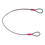 ABUS Cobra Seat Leash: 5mm x 75cm (2.5ft): Black