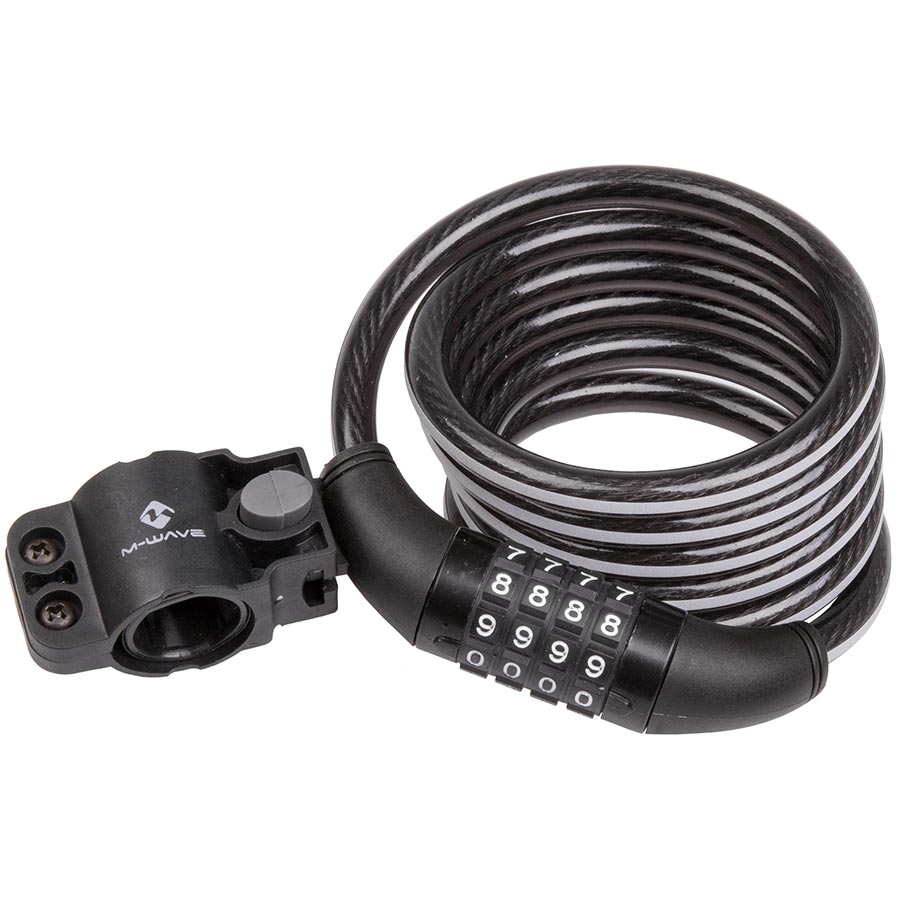 M-Wave S 10.18 Cable lock Combination 10mm 10x1800mm