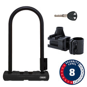 Abus Ultra 410K U-Lock Key 12mm 170x230mm 6.7x9 SH34 Black