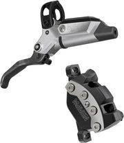 SRAM Maven Ultimate Stealth Disc Brake Lever - Front Rear Post Mount 4-Piston Carbon Lever Ti Hardware Silver/BLK B1
