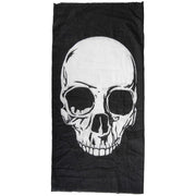 M-Wave Seamless Bandana Black/White Skull