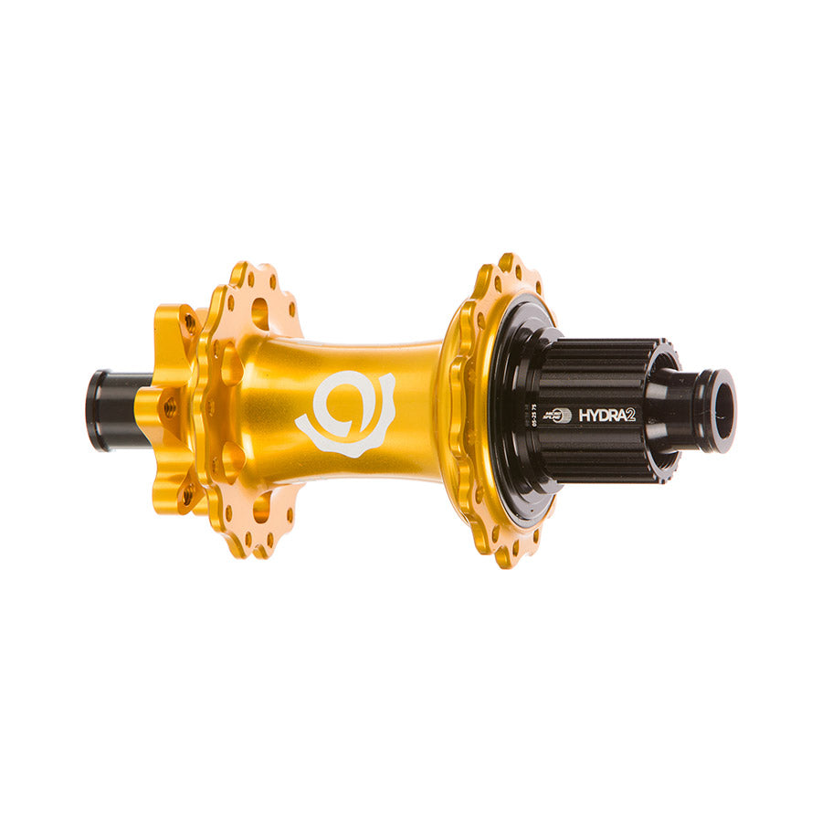 Industry Nine Hydra 2 Boost MicroSpline Disc Hub Rear 32H 12mm TA 148mm Shimano Micro Spline Gold