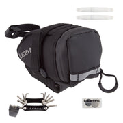 Lezyne M-Caddy Loaded Velcro Straps 5.1x2.4x3.1` 30.5 c.i. Black