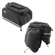 Topeak MTS Trunk Bag DXP Rack Bag Expandable Panniers - Strap Mount BLK