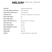 Radio Raceline Helium Pro XXL Metallic caribic teal 21.75"