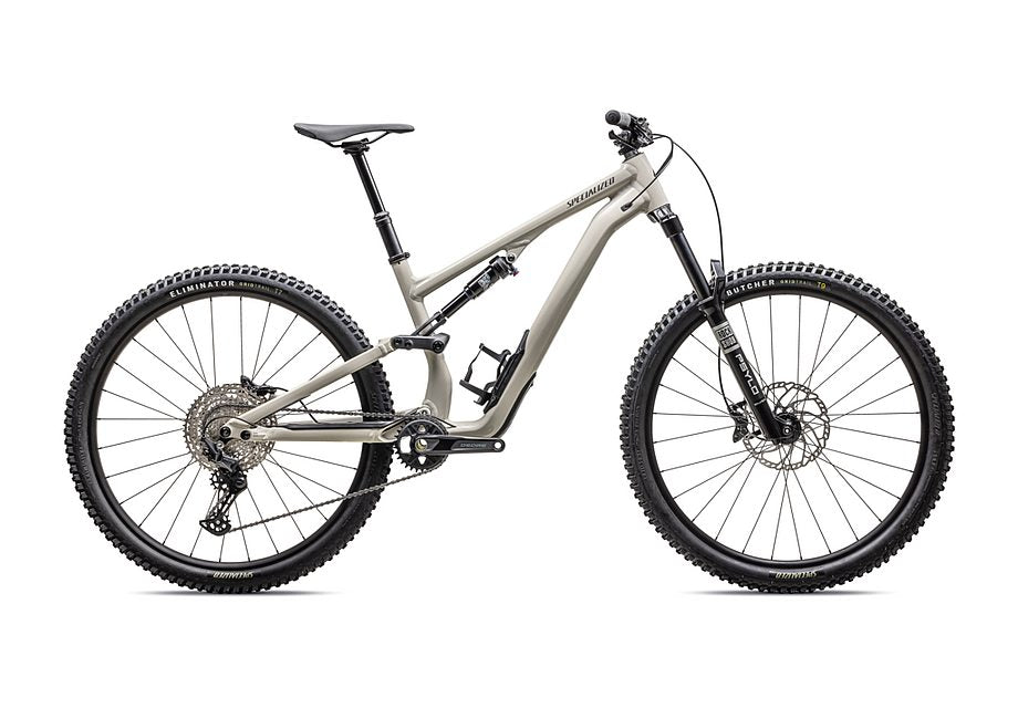 2025 Specialized Stumpjumper 15 Alloy Bike Gloss White Mountains / Dark Moss Green S1
