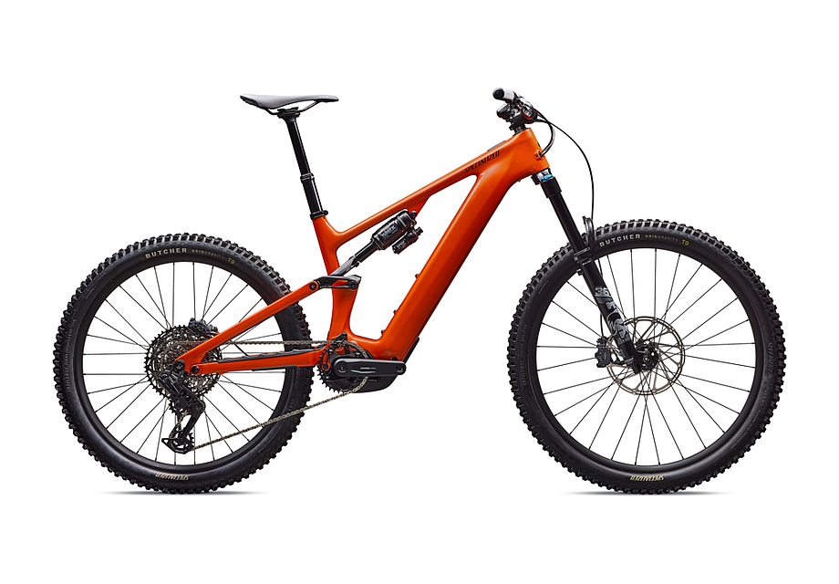 2026 Specialized Levo Comp Carbon G4 Bike Gloss Orange Tint Over Silver Dust / Dark Navy S2