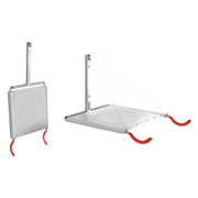 Delta Single Bike Wall Mount Rack with Shelf: Holds One Bike