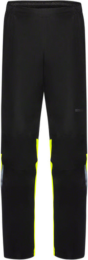Gorewear Glidewheel Gore-Tex Pants - Black/Yellow Mens Large
