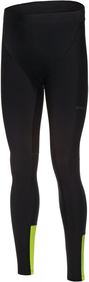 Gorewear Swiftride Thermo Tights - Black/Neon Yellow Mens X-Large