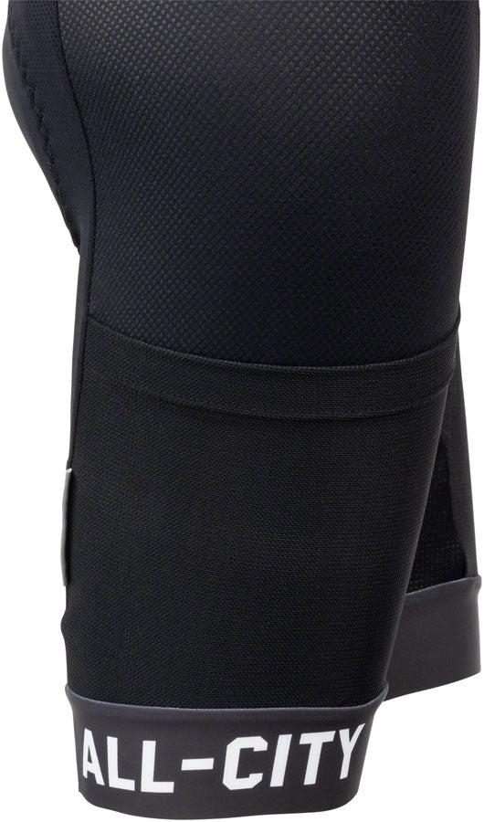All-City Perennial Womens Cargo Bib Short - Black White X-Large