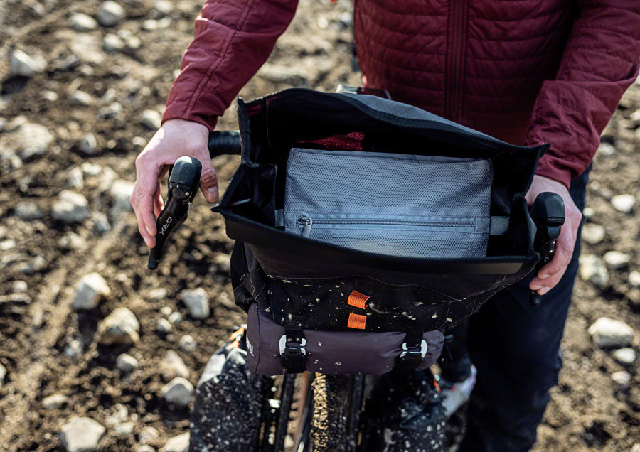 Ortlieb Quick Release Handlebar Pack Inner Organizer Pocket Gray