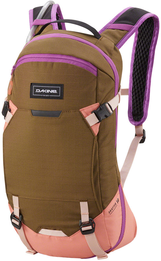 Dakine Session Hydration Pack - 8L Olive/Crab Womens
