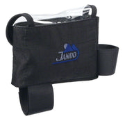 Jandd Top Tube/ Stem Bag: Clear-top with velcro closure Black Medium