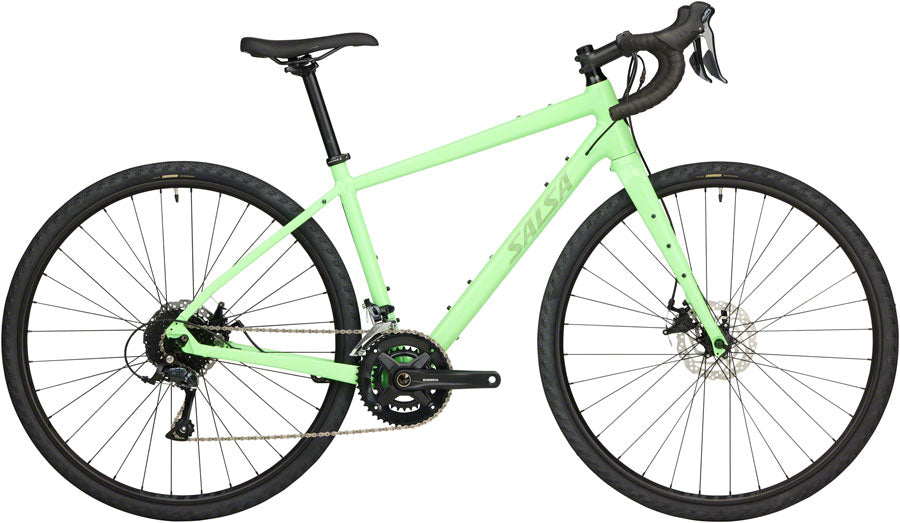 Salsa Journeyer Drop Bar Sora 2x9 Bike - 700c Aluminum Citrus Green 60cm