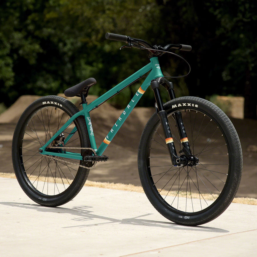 Fairdale Hareraiser 26 " Dirt Jump Bike - Matte Billiard Green  Small/Medium