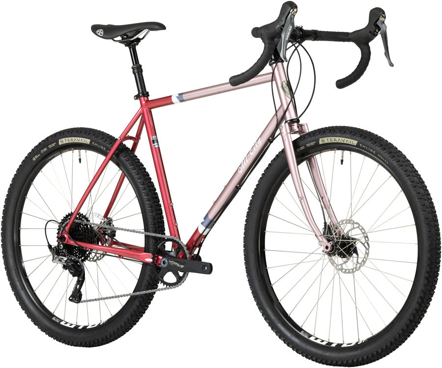 All-City Gorilla Monsoon Bike - 650b Steel GRX Hotberry Rhubarb 58cm
