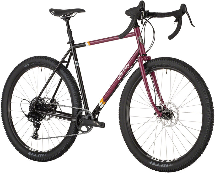 All-City Gorilla Monsoon Bike - 650b Steel APEX Charred Berry 58cm