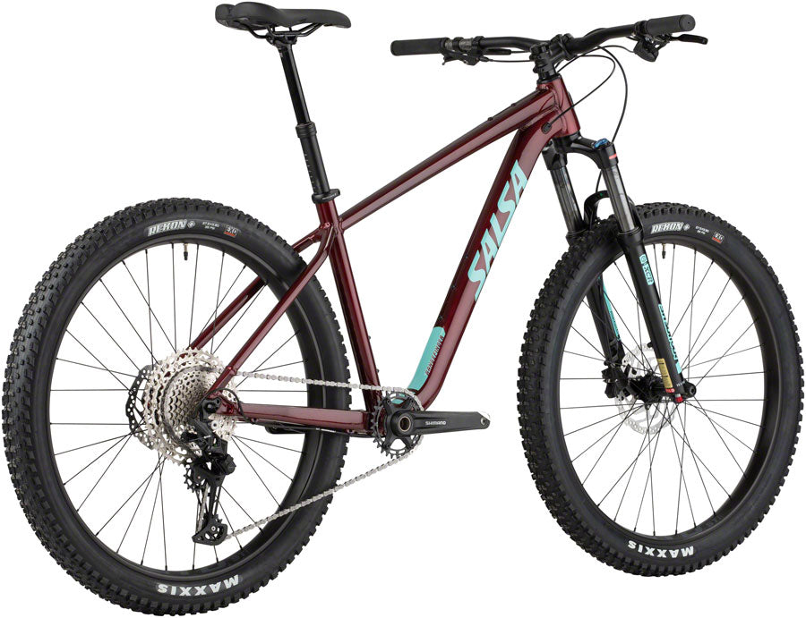 Salsa Rangefinder Deore 12 27.5+ Bike - 27.5" Aluminum Dark Red Large