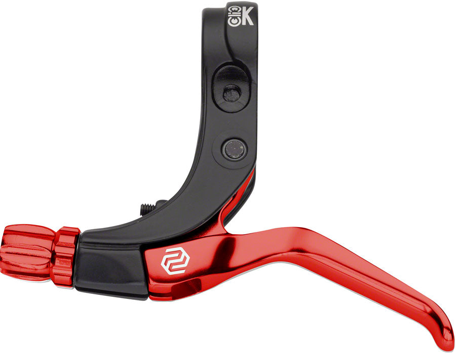 Promax Click V-Point Brake Lever - Long Reach Red