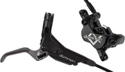 Hayes Dominion A4 Disc Brake Lever - Front Hydraulic Post Mount Stealth BLK/Gray