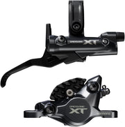 Shimano Deore XT M8200 Disc Brake Lever - Right/Rear Post Mount 2-Piston Caliper SM-BH90-SBM Hose Fin Metal Pads BLK