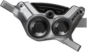 Shimano XTR BR-M9220 Enduro Disc Brake Caliper - Front Rear Post Mount 4-Piston Includes P04C-MF Finned Metal Pads