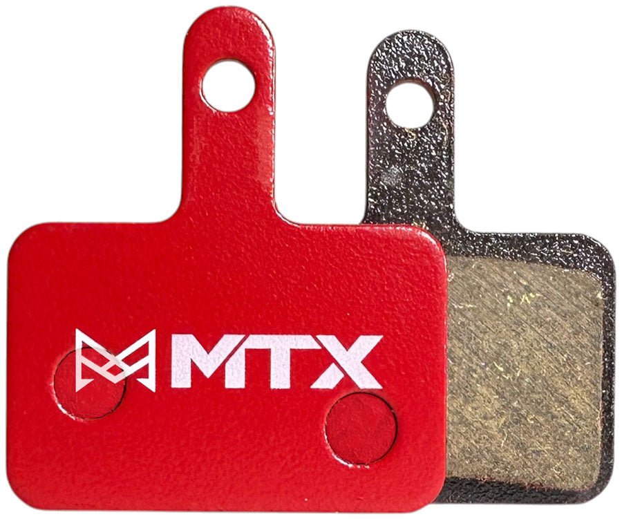 MTX Red Label RACE Disc Brake Pads - Ceramic/Kevlar Compound Shimano Deore 2-Piston Single Set