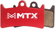 MTX Red Label RACE Disc Brake Pads - Ceramic/Kevlar Compound Hope Tech 3 Tech 4 V4 4-Piston Single Set