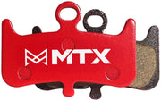 MTX Red Label RACE Disc Brake Pads - Ceramic/Kevlar Compound Dominion A4 T4 4-Piston Single Set
