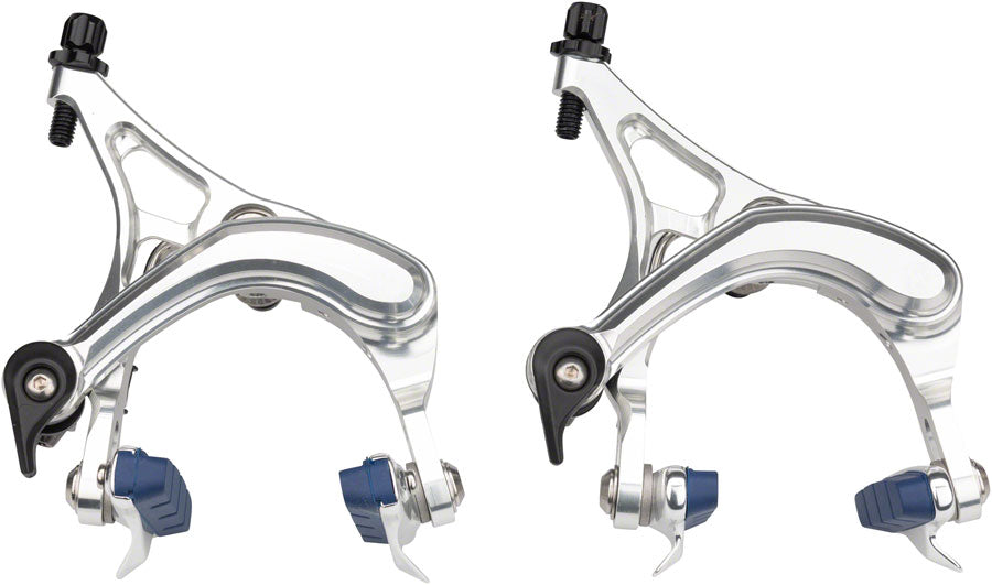 Velo Orange Grand Cru Long Reach Brake Set - Front Rear Dual Pivot Silver