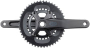 microSHIFT Sword 2x Crankset - 165mm 10-Speed 48/31t 110 Asym BCD  24mm Spindle BLK