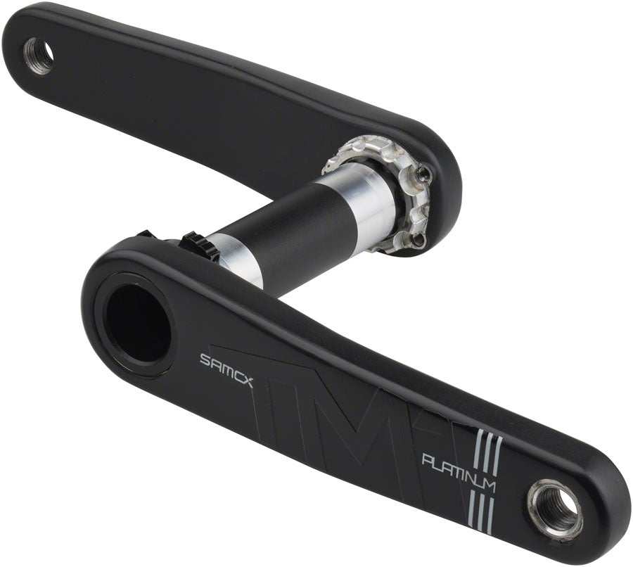 Samox Platinum TM-1 Carbon Crankset - 165mm 3-Bolt Direct Mount DUB Spindle BLK