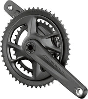 Full Speed Ahead Omega AGX 2x Crankset - 172.5mm 11-Speed 50/34t DM/90 BCD 19mm MegaExo Spindle N11 BLK