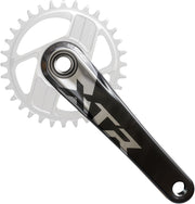 Shimano XTR FC-9220 Enduro Crankset - 160mm 12-Speed 1x Direct Mount Hollowtech II Hollow-Forged Crankarms BLK/Silver
