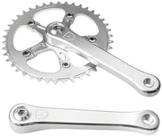 Velo Orange 1-Speed Crankset - 165mm 42t Square Taper JIS Spindle Interface Polished Aluminum