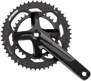 FSA Vero Pro Crankset 2x 50/34T Chainrings 170mm Arm Length 120/90BCD JIS Square Taper Interface – BLK