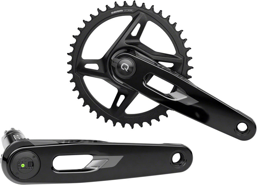 SRAM Rival 1x XPLR AXS Power Meter Wide Crankset - 175mm 12/13-Speed 42t 8-Bolt Direct Mount DUB PM Spindle Carbon E1