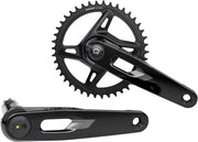 SRAM Rival 1x XPLR AXS Power Meter Wide Crankset - 165mm 12/13-Speed 42t 8-Bolt Direct Mount DUB PM Spindle Carbon E1