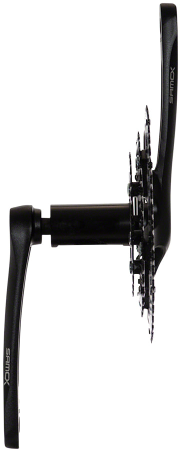 Samox R3s Crankset - 170mm 10-Speed 50/39/30t 130/74 bcd JIS Square Taper BLK