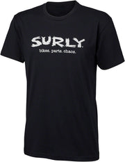 Surly Famous Last Words Short Sleeve T-Shirt - Unisex Black Large