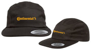 Continental 5 Panel Hat - Black