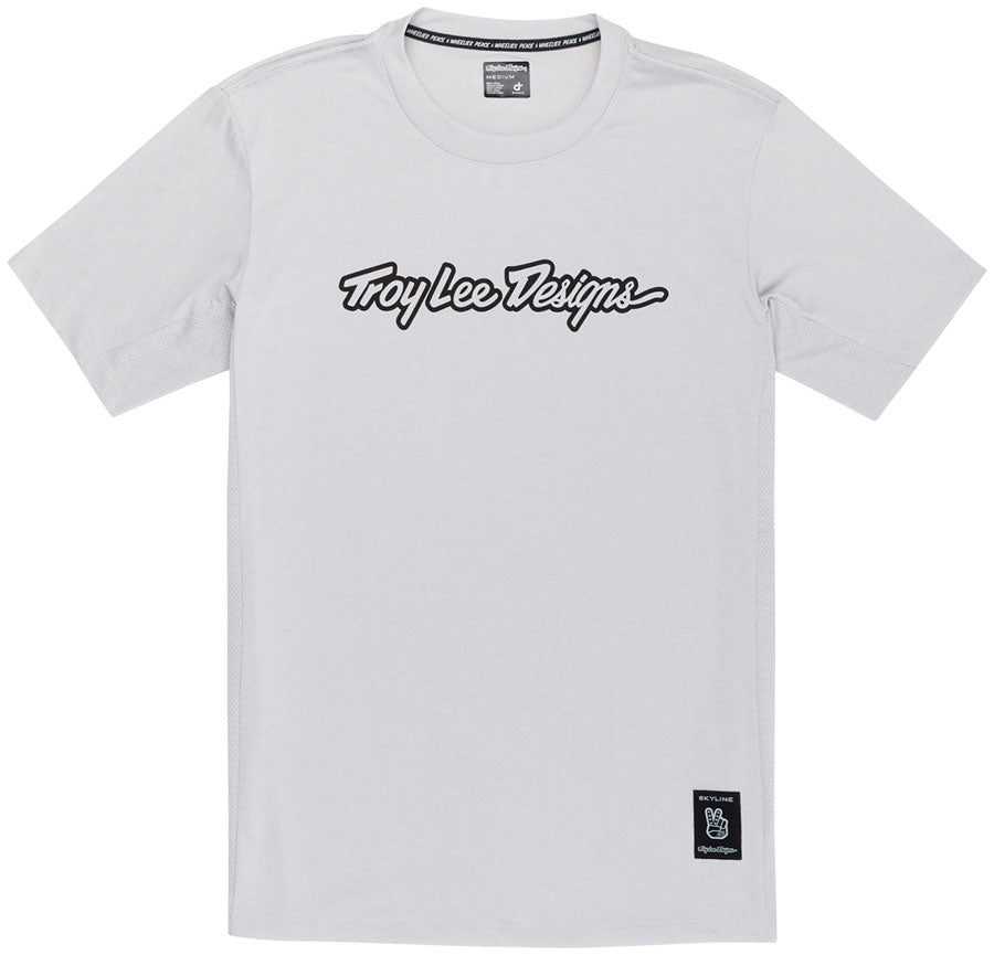 Troy Lee Designs Skyline Short Sleeve Ride Tee – Signature Mist Small