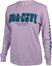 All-City Week-Endo Unisex Long Sleeve T-Shirt - Orchid Dark Teal 3X-Large