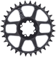 e*thirteen Helix Race 8-Bolt Chainring - 30t 11/12-Speed 3mm Offset 8-Bolt Direct Mount BLK