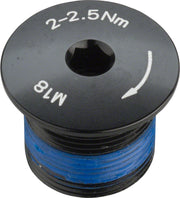 Promax Crank Spindle Fixing Bolt for 2-piece cranks Alloy Black