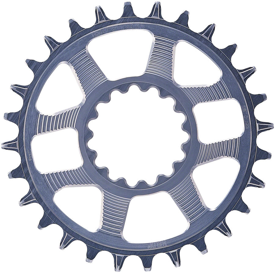 e*thirteen Helix R Guidering - 28t 11/12-Speed 52/55mm Flip Flop CL 3/5mm Offset e*thirteen DM Gray