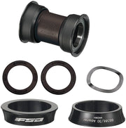 FSA PF30 to MegaExo Steel Bottom Bracket Kit for MTB with Adapter